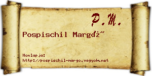 Pospischil Margó névjegykártya